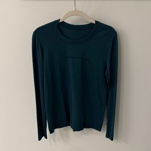 lululemon athletica Dark Teal Long Sleeve Top